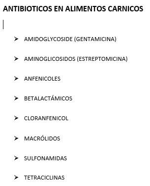 KIT PARA ANTIBIOTICOS EN CARNICOS